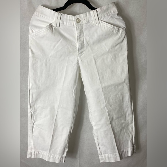 Lee women’s white crop pant size medium - Picture 1 of 7